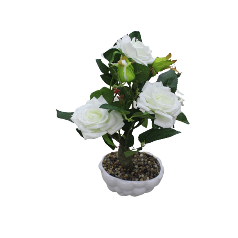 Artificial Flower Plants with Ceramic Pot