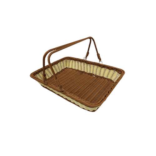 Wicker Basket With Handle