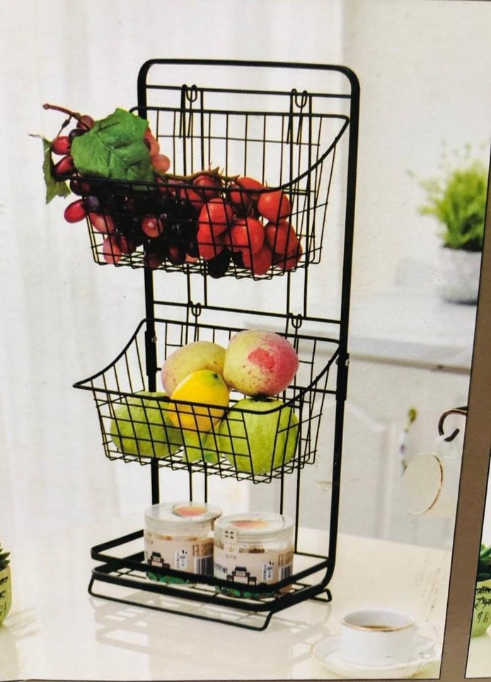 Small Metallic Organizing Rack
