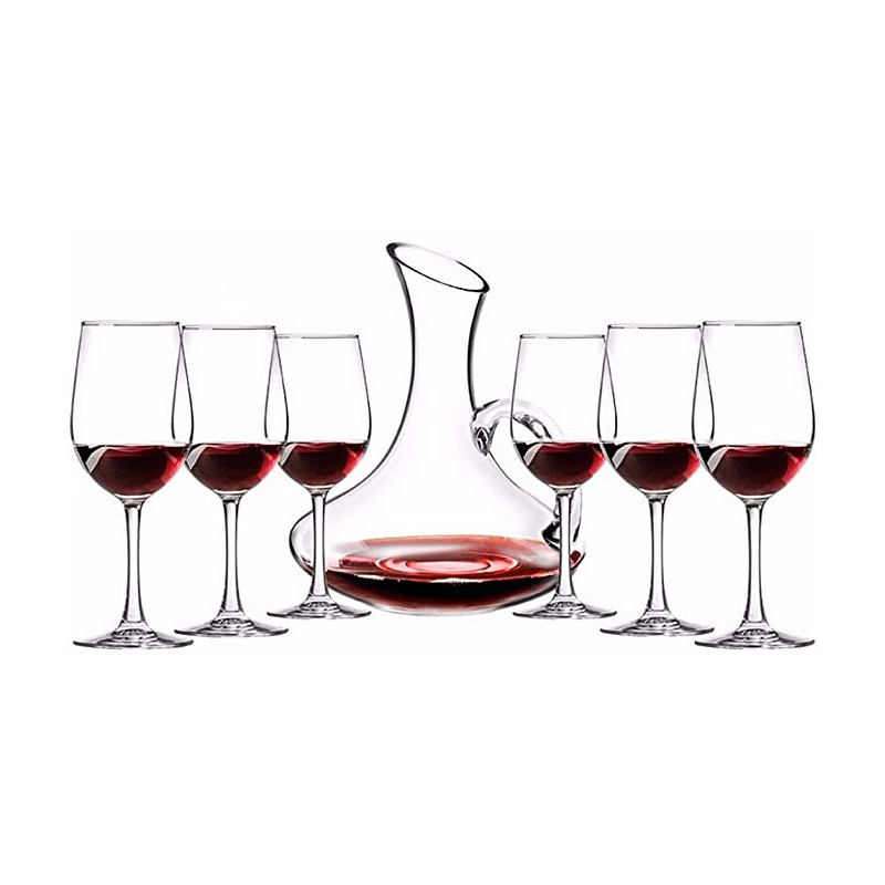 Wine Decanter with 6 Wine Glass