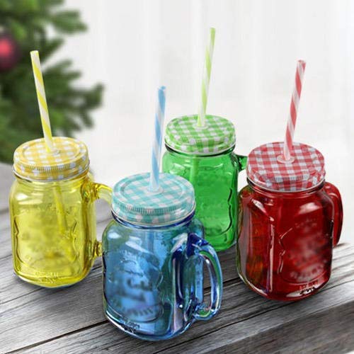 Glass Mason Jars 4 pieces @1000