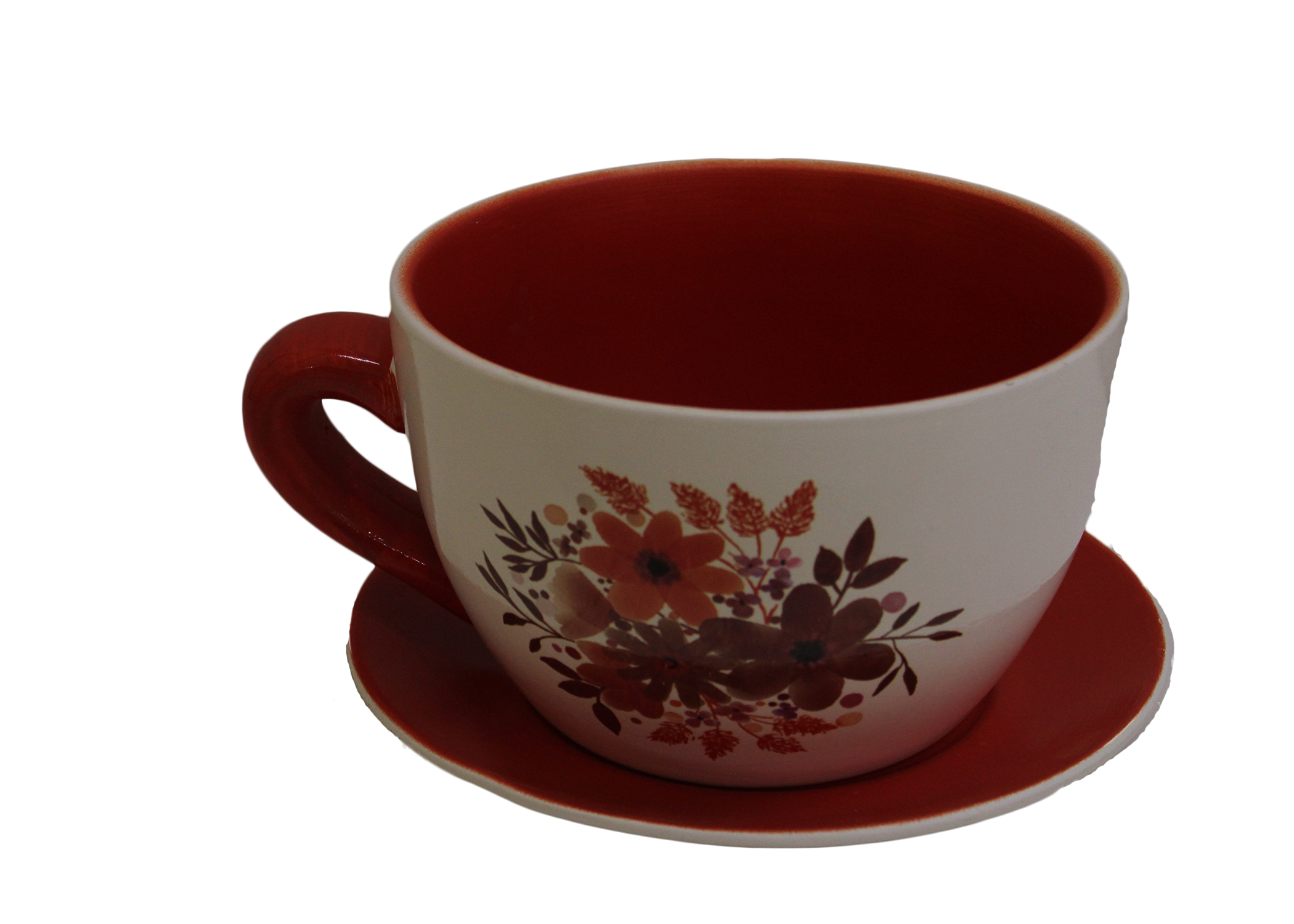 Teacup & Saucer Ceramic Planter