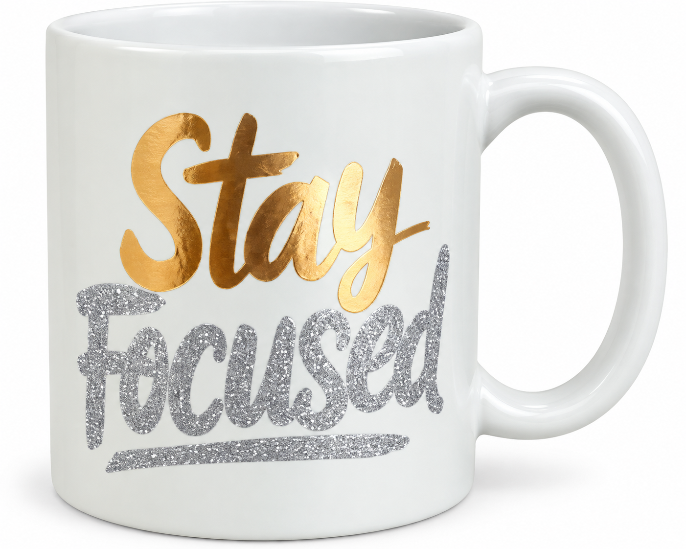 Stay Focused Motivational Mug