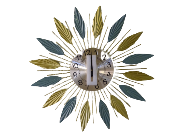 Metallic Wall Clock