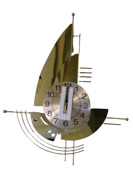 Metallic Wall Clock