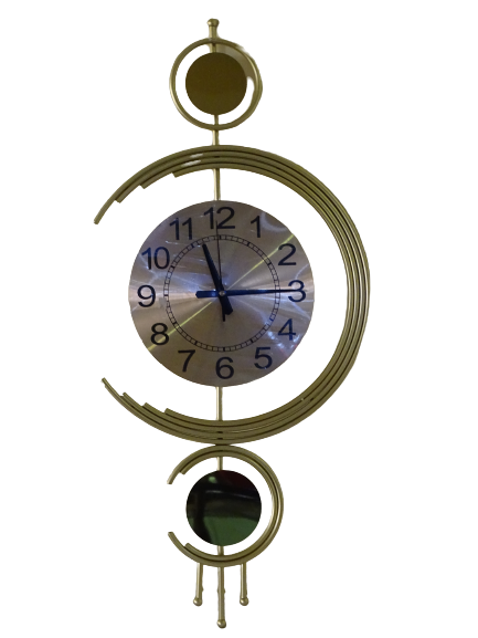 Metallic Wall Clock
