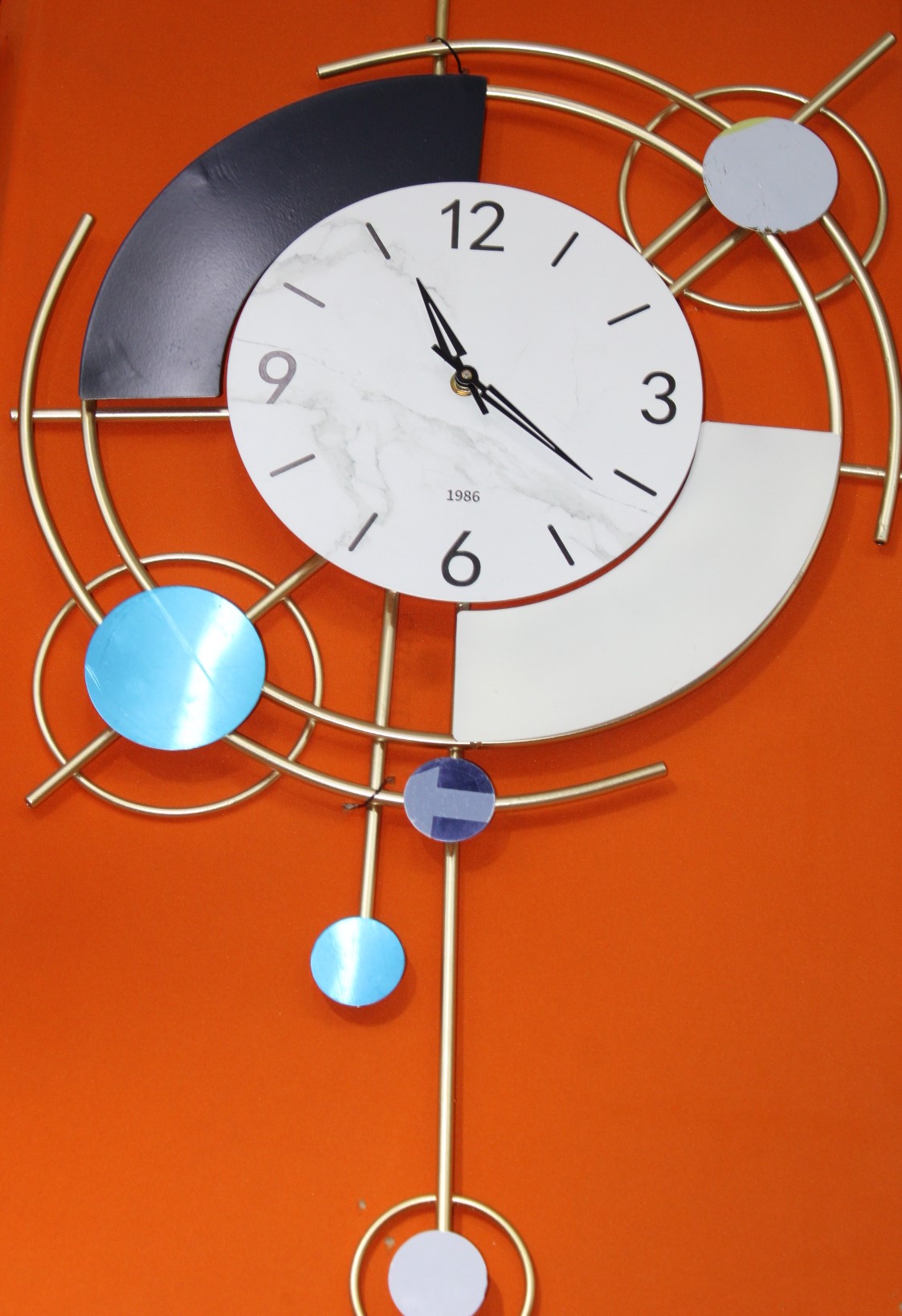 Metallic Wall Clock