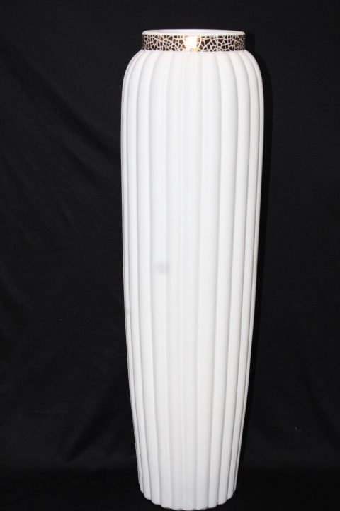 Long White Ceramic Vases