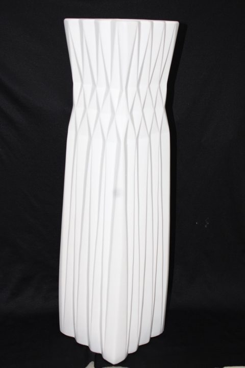 Long White Ceramic Vases