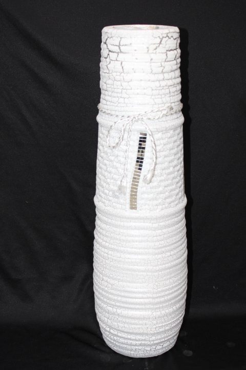 Long White Ceramic Vases