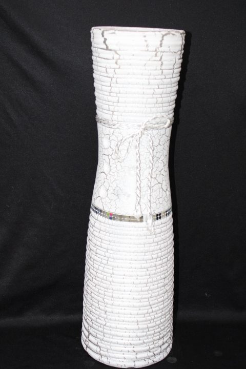 Long White Ceramic Vases