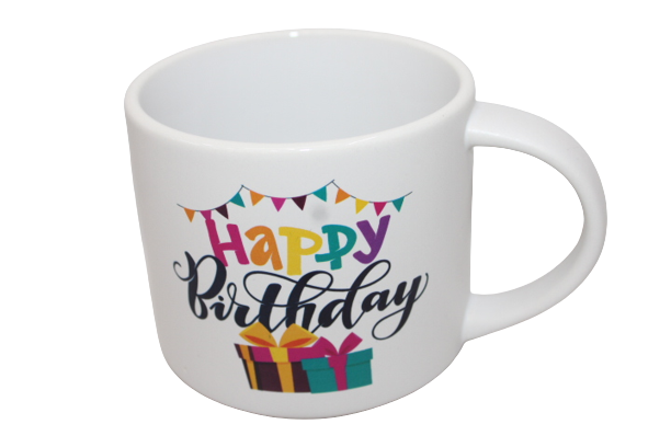Ceramic Birthday Message Mugs