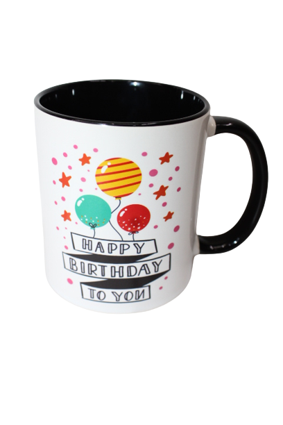 Ceramic Birthday Message Mugs