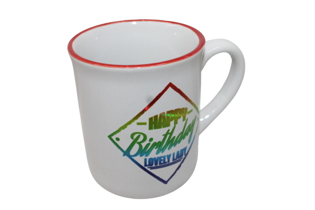 Ceramic Birthday Message Mugs