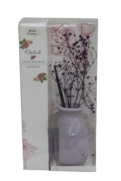 Ceramic Vase Flower Diffuser with Sola Flowers