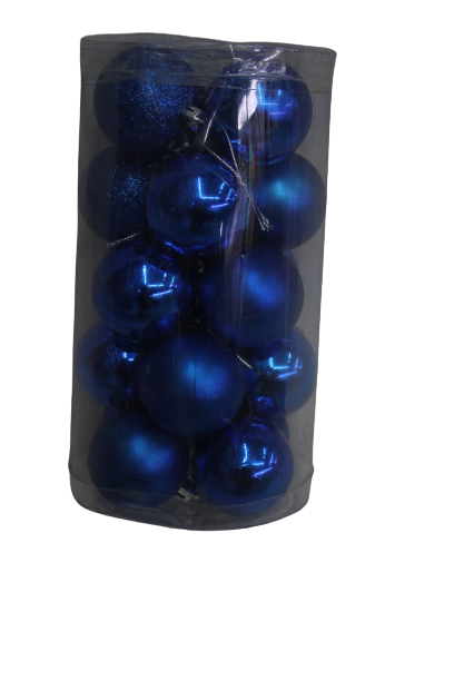 Blue Christmas Balls Decorations