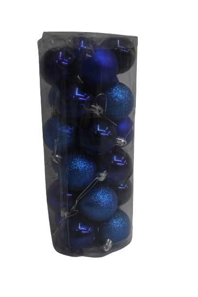 Blue Christmas Balls Decorations