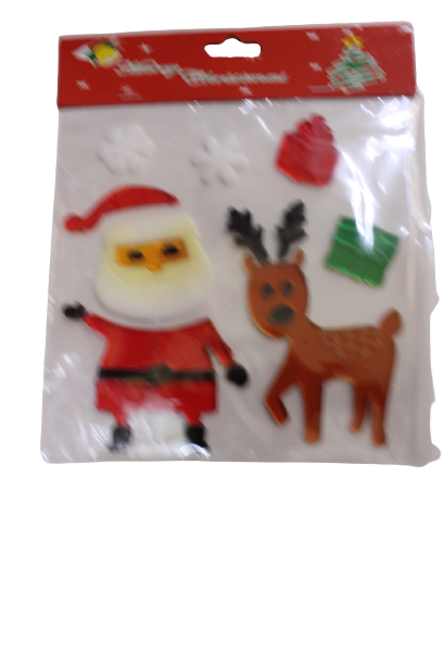 Christmas Window Gel Clings