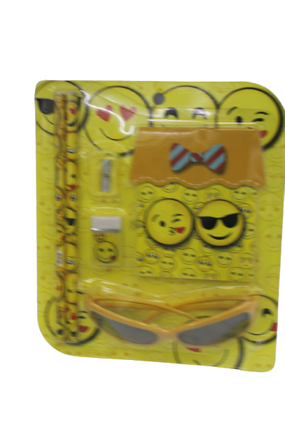 Kids stationery sets With Emoji Shapes