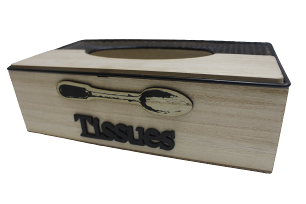 Wooden Tissue Box Storage