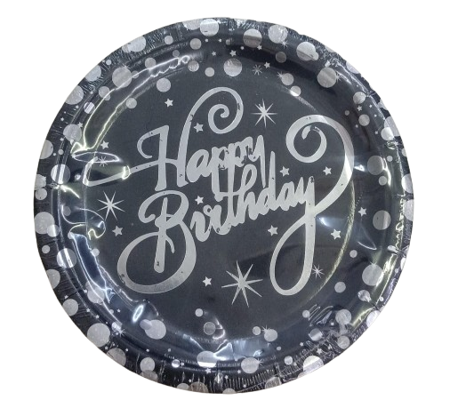 Happy Birtthday Disposable Plates ( 10pcs)