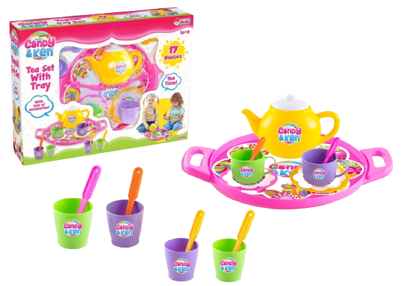 Tea Set With Tray