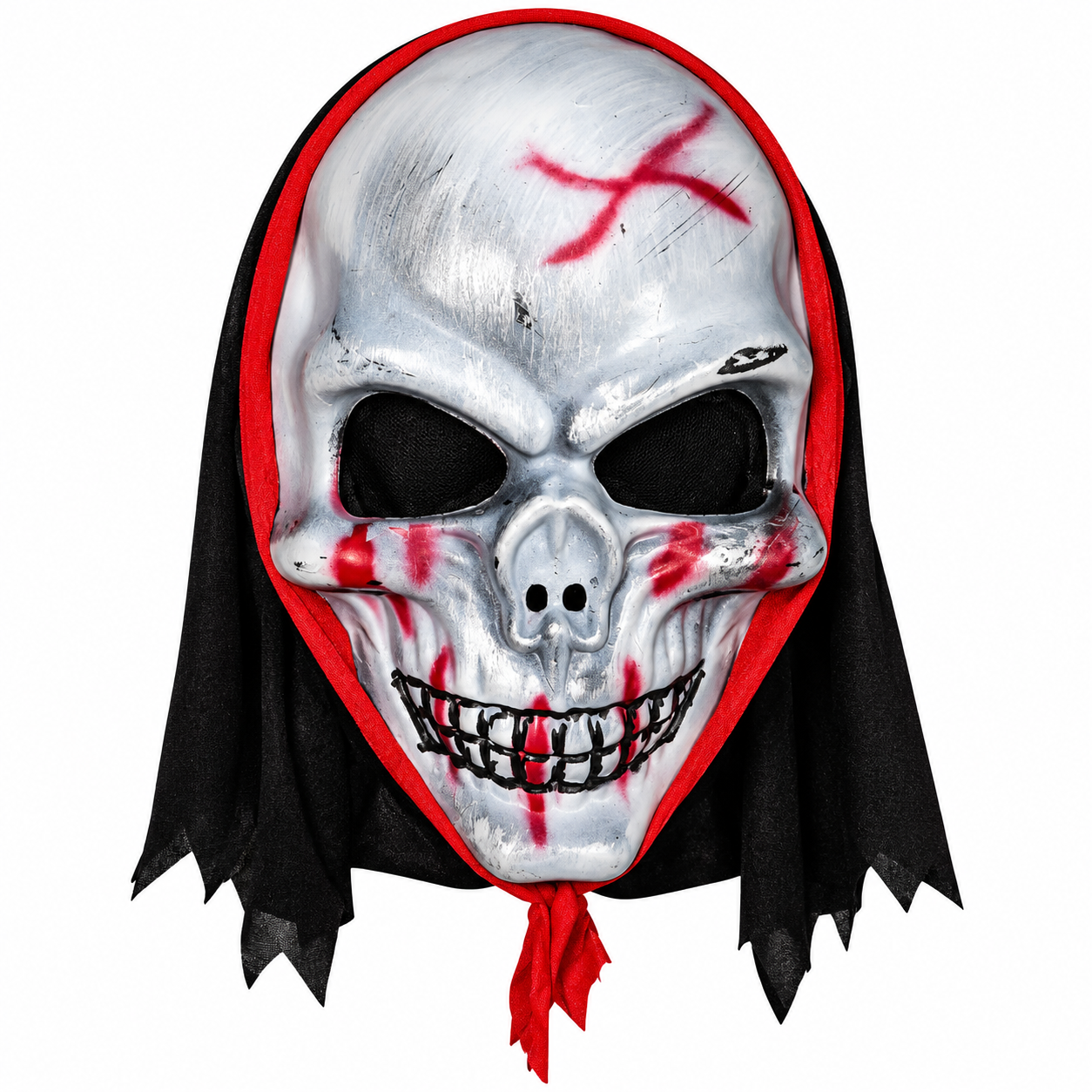 Bloodmarked Grim Skull Hood